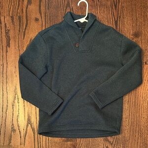 Green Shawl Collar Sweater